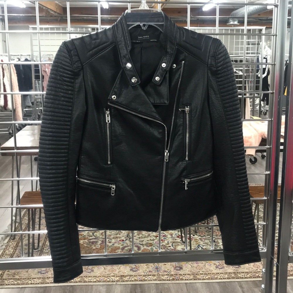 ZARA FAUX LEATHER JACKET